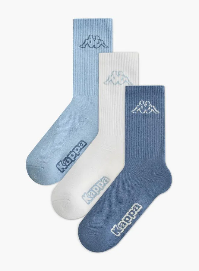 Kappa Kappa Pack of 3 Crew Length Socks
